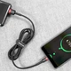 USB кабель із роз'ємом Type-C Baseus Cafule (2A, 3m) Black-Red - зображення 8