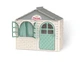 Ігровий Будиночок зі шторками Doloni Toys 02550/15 Біло-Бірюзовий - изображение 1