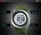 Мужские часы Skmei 1524 green зеленые - изображение 5
