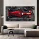 Картина на холсте Холстович Формула 1 Formula One 50x100 см. Картина для фанатов формулы один - Ferrari 16, Шарль Леклер, Charles Leclerc - изображение 6