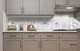 Кухонный фартук на стену Прованс Геометрия (наклейка для кухни ПВХ пленка скинали) Текстура Фиолетовый 60х200 см - изображение 4