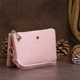 Вместительный клатч на два отделения женский ST Leather 19250 Розовый - изображение 6