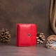 Маленький кошелек на кнопке женский ST Leather 19239 Красный - изображение 8
