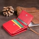 Маленький кошелек на кнопке женский ST Leather 19239 Красный - изображение 3