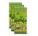 Кухонний вафельний рушник LUXYART KitChen Towel з повністю натуральної сировини " Лимон" розмір 35 * 70 см (LS-752) - зображення 1