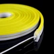 Cветодиодный неон PROLUM Silicone 2835\120 IP68 12V 6x12 - SERIES "SM" PRO Желтый 120012 - изображение 4