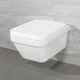 Унитаз подвесной безободковый белый VILLEROY&BOCH Architectura без сиденья 5685R001 - изображение 5