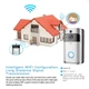 Видеокамера домофон видеоглазок с приемником беспроводная Wi Fi SMART DOORBELL №1457 - изображение 5
