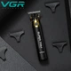Машинка для стрижки VGR V-082 бездротова професійна + 3 насадки з триммером для волосся Чорна (10386) - зображення 5