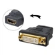 Перехідник адаптер HDMI F - DVI I (24+5 pin) - изображение 1