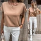 Fashions • Блузка жіноча Mystery Fashions 50-52 бежевий (4170-фг) - зображення 2