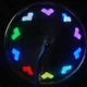 Подсветка колес радуга 14 LED (30 рисунков)встроенный аккумулятор USB-зарядка на спицы ЛЕД моргалка габарит фара вело 1шт на 1 колесо (752132770) Белый - изображение 9