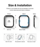 Накладка Fusion Bezel Styling до Apple Watch 7/8/9 45mm Stainless Steel Glossy Black (AW7-45-03) - зображення 9