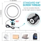 Кольцевая USB LED лампа Puluz PKT3038 6.2" + штатив - изображение 2