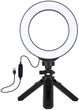 Кільцева USB LED-лампа Puluz PKT3059B 6.2" + настільний штатив - зображення 1