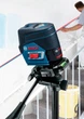 Лазерний нівелір Bosch Professional GCL 2-50 C + тримач BM 3 + зарядка з акумулятором + чохол + L-Boxx (0601066G03) - зображення 3