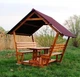 Альтанка LNK "Карпатка" 3x2 м. зі столом та підлогою (Б3-ПК) - зображення 3