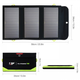 Портативная солнечная панель Allpowers 21W 10000 mah AP-SP-002-BLA встроенный power bank USB Type-C - изображение 2