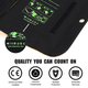 Портативная солнечная панель Allpowers 21W 10000 mah AP-SP-002-BLA встроенный power bank USB Type-C - изображение 5