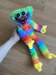 Мягкая игрушка Хаги Ваги и Киси Миси Різнокольоровий 45 см Huggy Wuggy Радужный (ICL44) - изображение 5