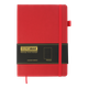 Блокнот діловий Buromax Brief 96 аркушів А5 у крапку обкладинка зі штучної шкіри червоний (BM.295304-05) - зображення 1