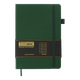 Деловой блокнот Buromax Brief А5 96 л в клетку обложка из искусственной кожи зеленый (BM.295104-04) - изображение 1