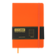 Блокнот діловий Buromax Touch Me А5 96 аркушів у лінію обкладинка зі штучної шкіри помаранчевий (BM.295202-11) - зображення 1