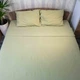 Простынь 200x220 Поплин GM Textile 120 г/м2 Хлопок (Оливковый) - изображение 4