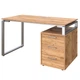 Офисный письменный стол Loft Details L120 дуб крафт золотой - изображение 7