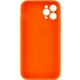 Силиконовый чехол Epik Candy Full Camera для Apple iPhone 12 Pro (6.1") Оранжевый / Orange - изображение 2