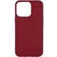 Силиконовый чехол Epik Candy для Apple iPhone 14 Pro Max (6.7") Бордовый - изображение 1
