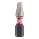 Бита для шуруповерта Shockwave Impact Duty Milwaukee SL1,2x6,5" 25 мм, 2 шт (4932430903) - изображение 2