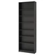 Книжкова шафа IKEA BILLY 80x28x237 см чорно-коричнева (392.177.44) - зображення 1