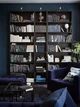 Книжкова шафа IKEA BILLY 80x28x202 см чорно-коричнева (402.638.48) - зображення 5