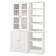 Книжкова шафа / скляні двері IKEA HAVSTA 203x47x212 см біла (792.659.26) - изображение 2
