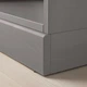 Книжкова шафа / скляні двері IKEA HAVSTA 203x47x212 см сіра (492.659.23) - зображення 7