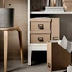 Книжкова шафа з дверцятами IKEA IDANAS 244x39x211 см біла (794.372.73) - зображення 5