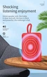 Портативная беспроводная Bluetooth колонка акустика Hoco BS47 Uno Sports |BT5.0, TWS, TF, FM, 3H| Red (BS47R) - изображение 3