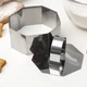 Кольца для салата и десертов MOUSSE MOLD с прессом 2 шт (135 MS) "Восьмиугольник" - изображение 3