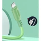 Дата кабель USB 2.0 AM to USB-C 1.0m soft silicone green ColorWay (CW-CBUC042-GR) - зображення 5