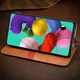 Шкіряний чохол книжка GETMAN Cubic (PU) для Xiaomi Redmi Note 9 / Redmi 10X Коричневий - зображення 1