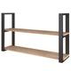 Офісна консоль полиця Loft Details S-2-110b дуб крафт золотий - зображення 3