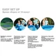 Детский надувной наливной бассейн Intex Easy Set Pool 880 л. Семейный круглый трехслойный устойчив 183х51 см Blue - изображение 6