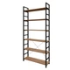 Стеллаж металлический Loft Details M-190b-2 дуб крафт золотой - изображение 5