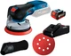 Аккумуляторная эксцентриковая шлифмашина Bosch Professional GEX 18V-125 + 1 акб GBA 18 V 4,0 Ah + з/у GAL 18V-40 (0601372201+1600A01B9Y) - изображение 1