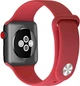 Ремінець UWatch Silicone Strap for Apple Watch 42/44 mm Red - зображення 1