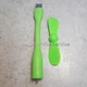 Маленький портативный гибкий вентилятор Переносной мини вентилятор от USB Portable Mini Fan Салатовый - изображение 5