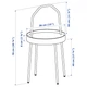 Журнальний столик IKEA BURVIK 38 см (805.130.01) - изображение 7