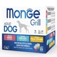 Влажный корм для собак Monge Dog Grill Mix Chicken and Turkey, Beef, Cod Fish 12*100 г (8009470017510) - изображение 1