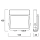 Прожектор Sylvania START Flood flat IP65 9W 1000 LM 4000K (50106) - зображення 5